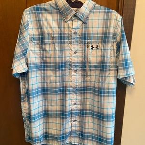 Under Armour fishing shirt. Caught 3 nice trout  in this shirt!